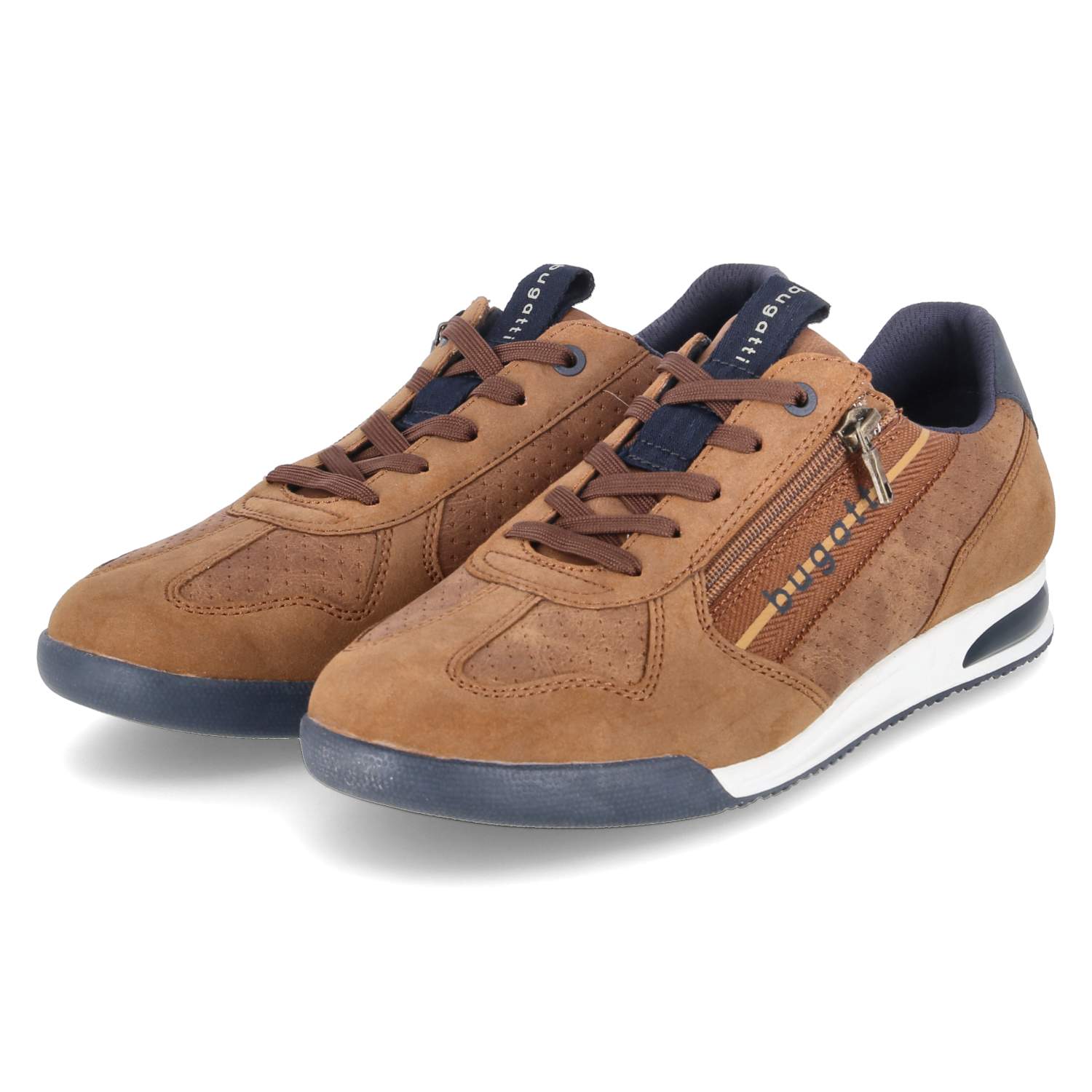 Bugatti Low Sneaker - cognac