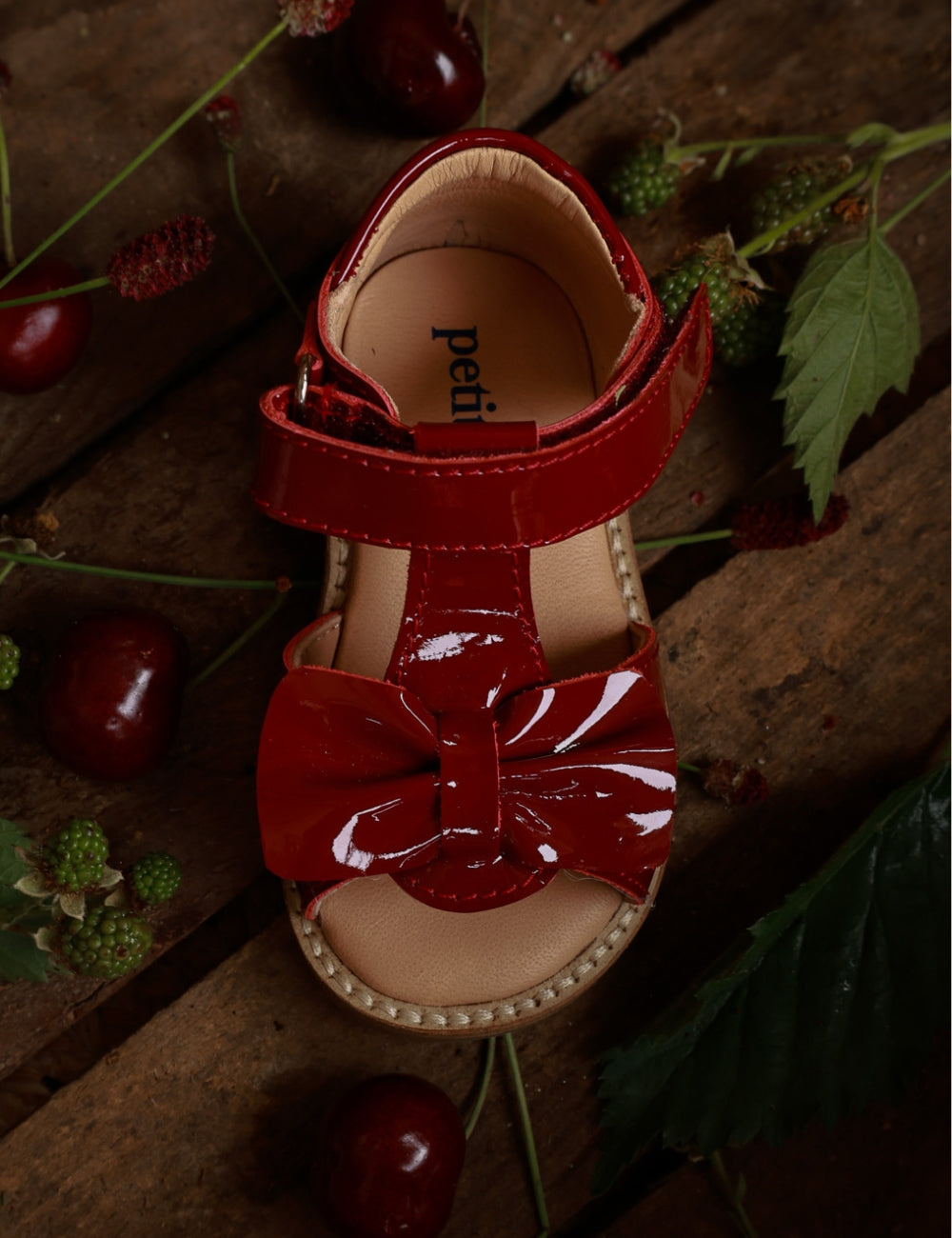 Gry Sandal - Cherry Patent