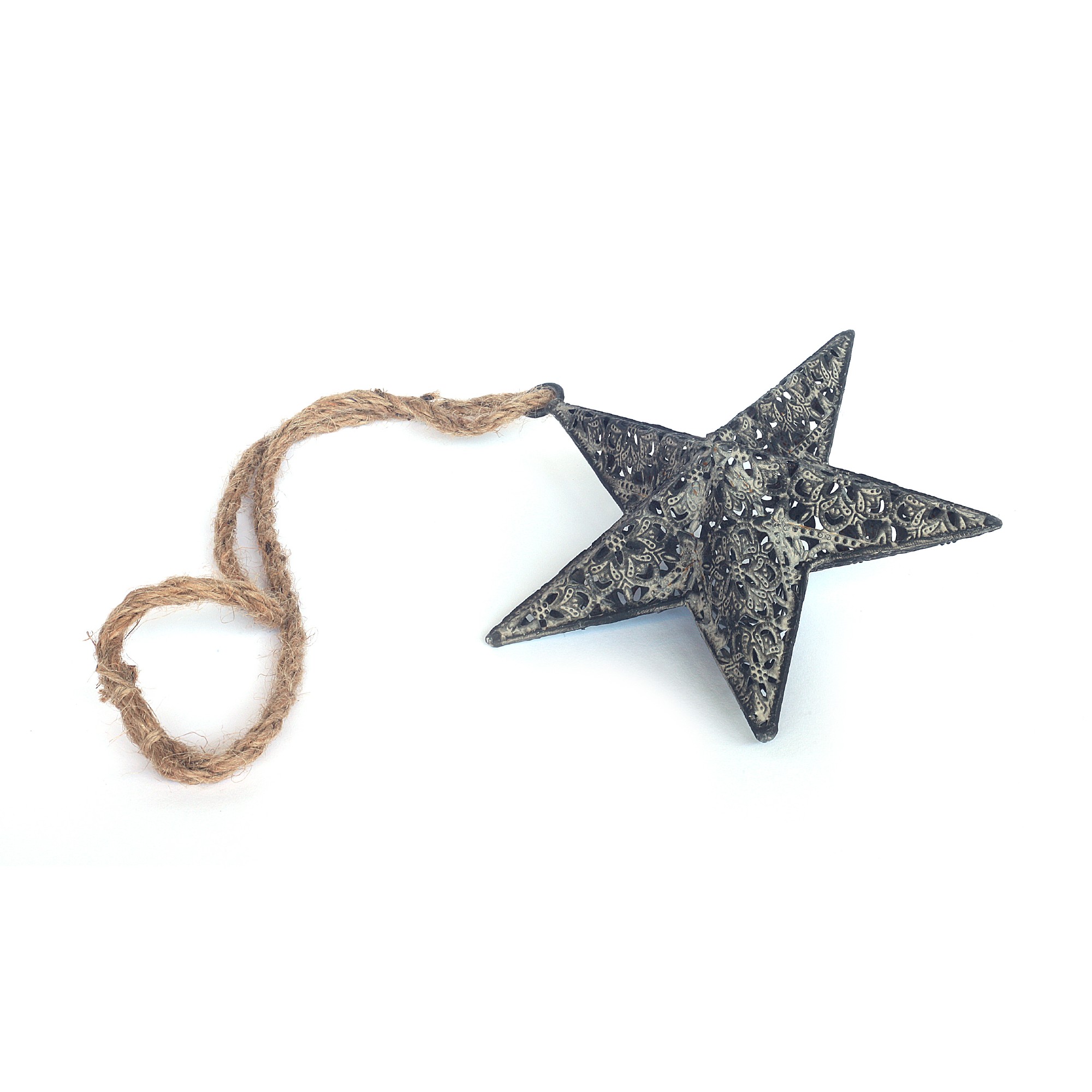 Anhänger 'Stern' aus Metall, Ø 15,5 cm, T 5,5 cm günstig bestellen