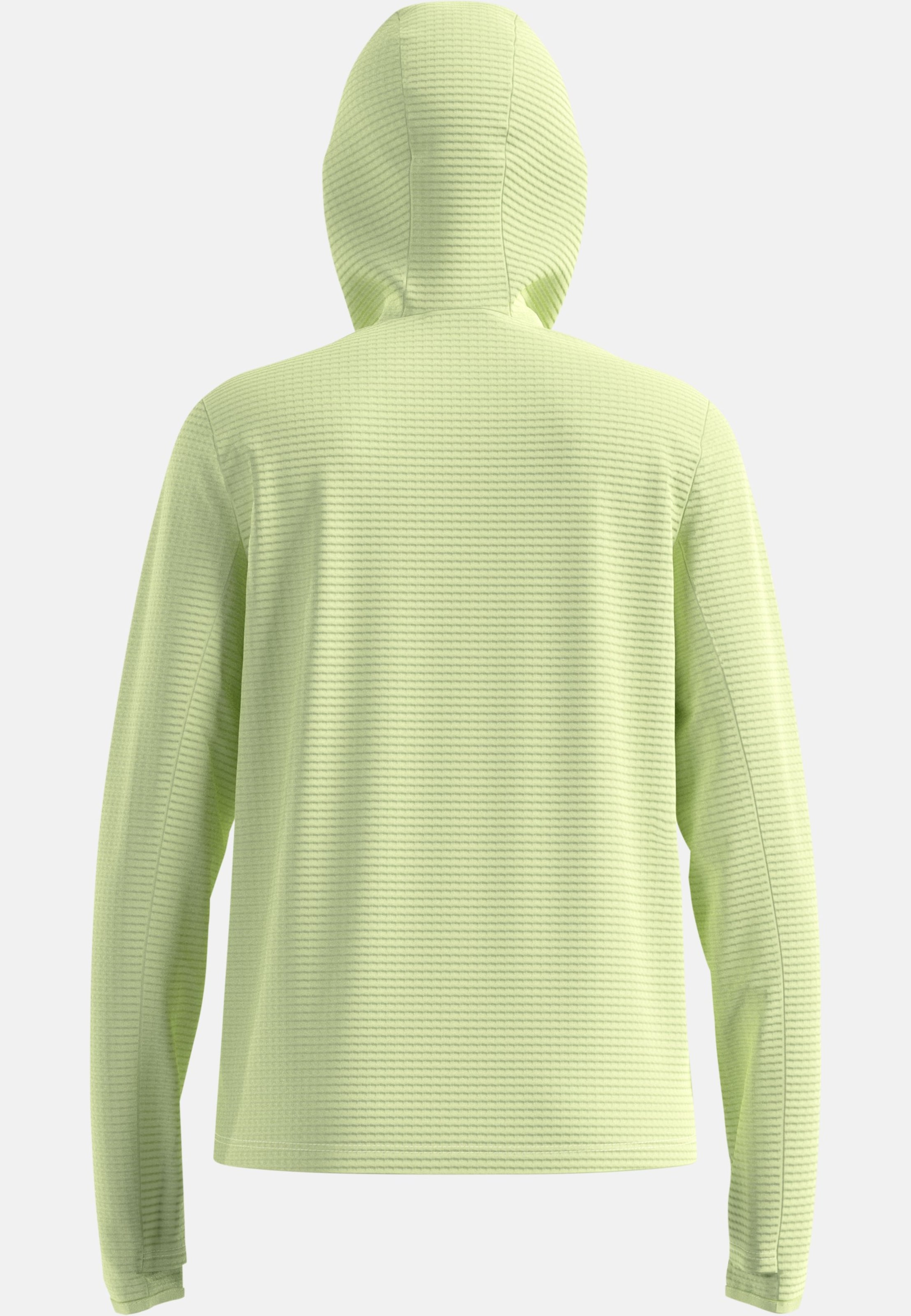 Essentials Thermal Laufhoodie in shadow lime