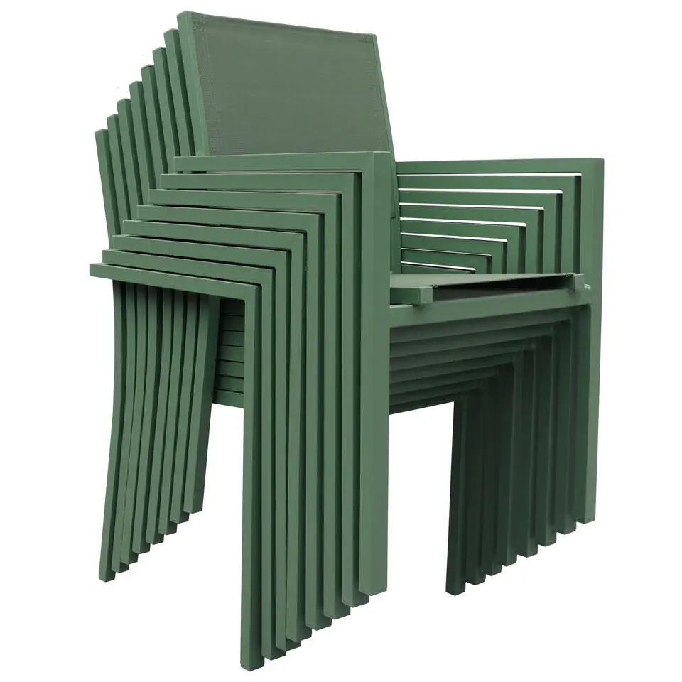 Happy Garden Stoel - Groen - Aluminium