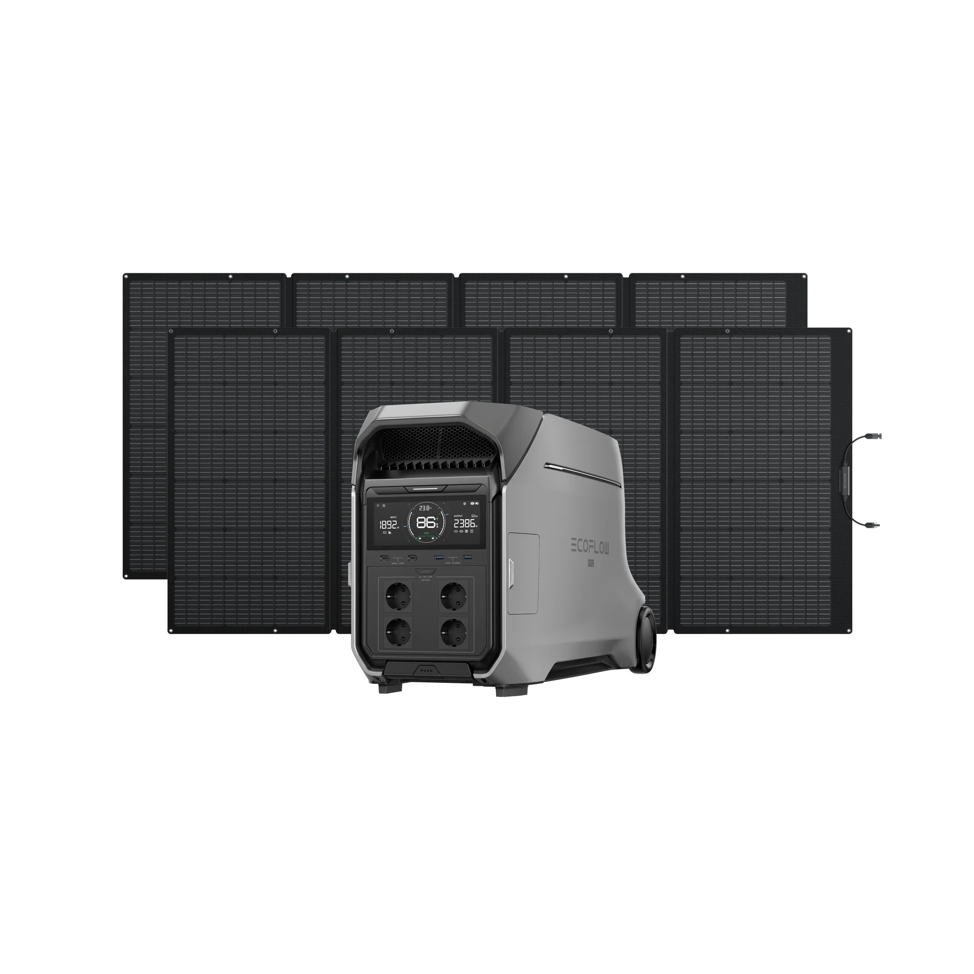 EcoFlow DELTA Pro 3 Solargenerator (Tragbar PV400W)