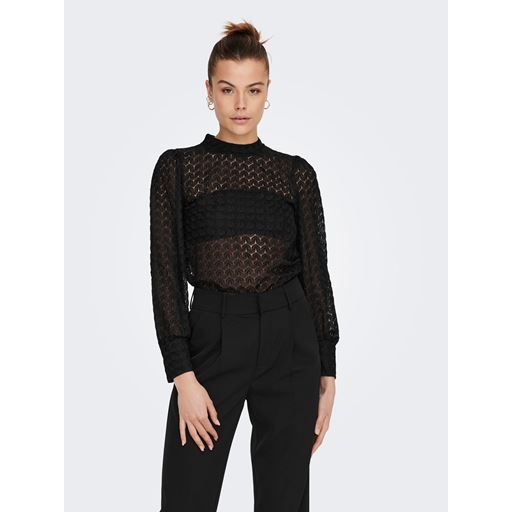 JDY Avery Bluse, Sort, M