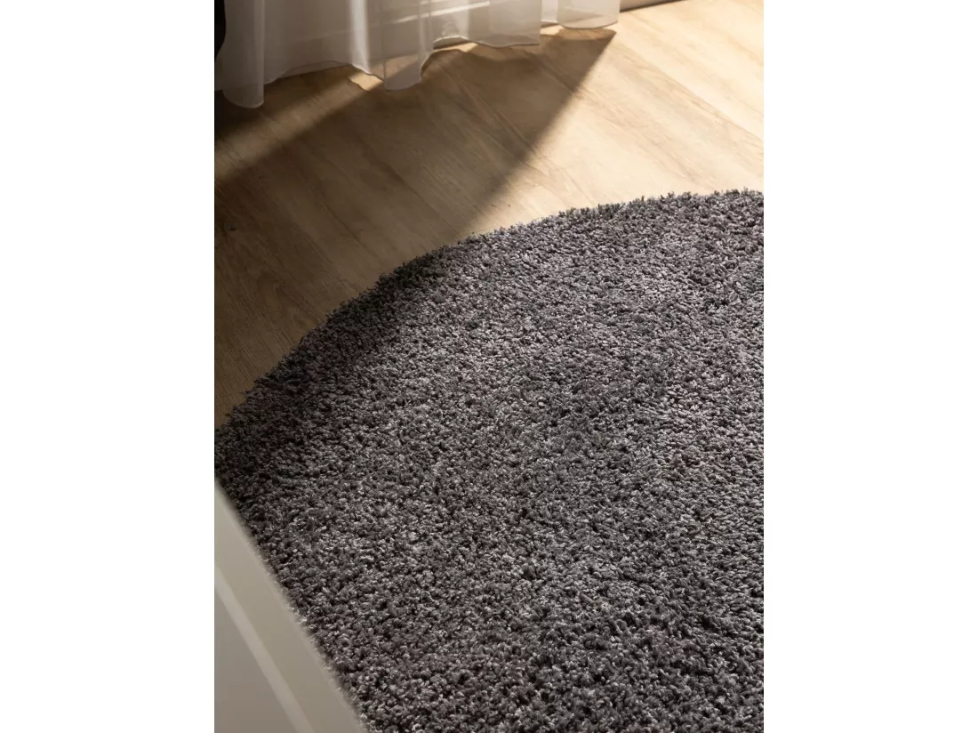 Tapis à poils longs Soho Gris ø 200 cm rond