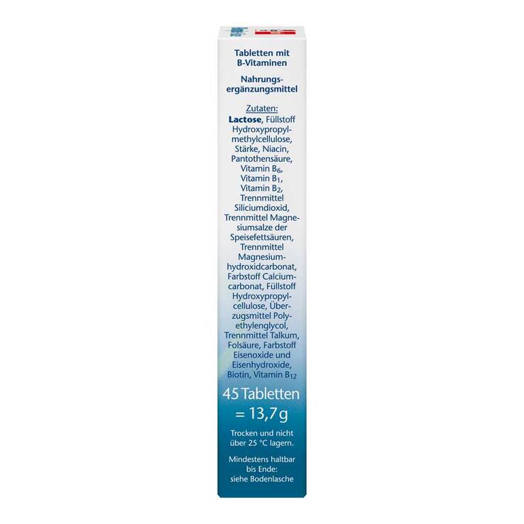Doppelherz B-Komplex+Folsäure Tabletten, 45 St
