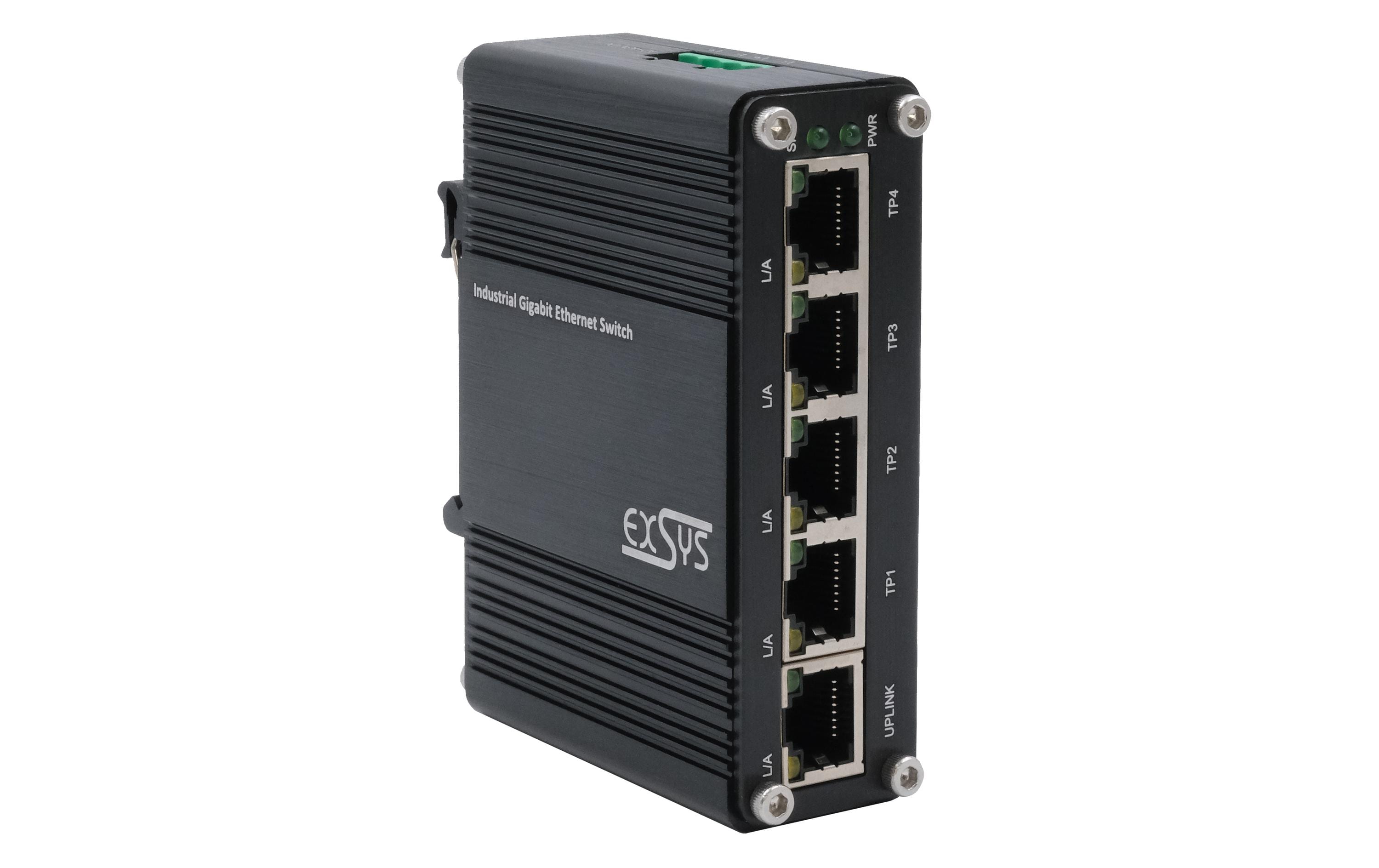 Switch EX-62020 5 PortMini 5-Port Industrial Gigabit Switch