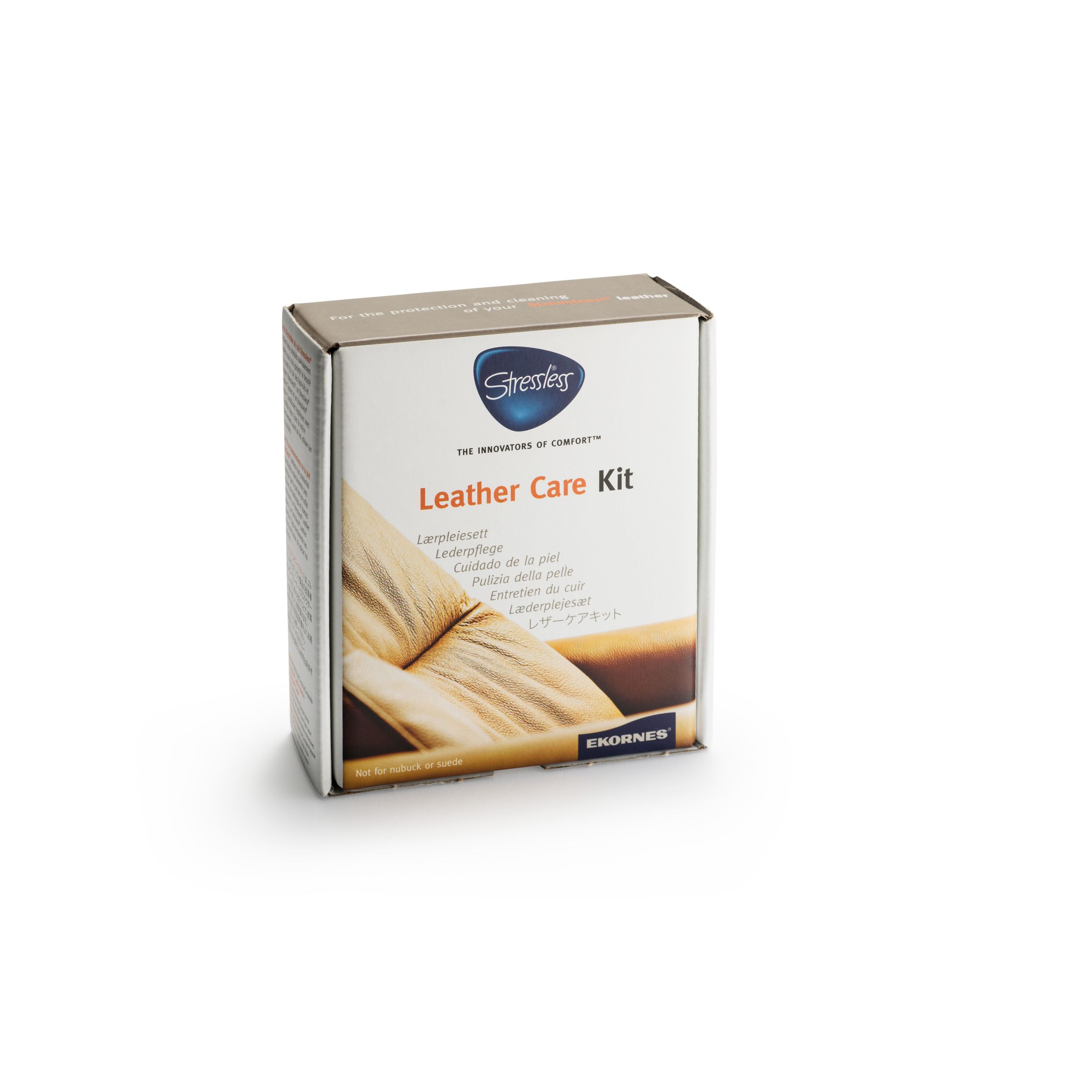 Leather Care Pleiesettet inneholder lærrens og lærbeskyttelse. 250 ml
