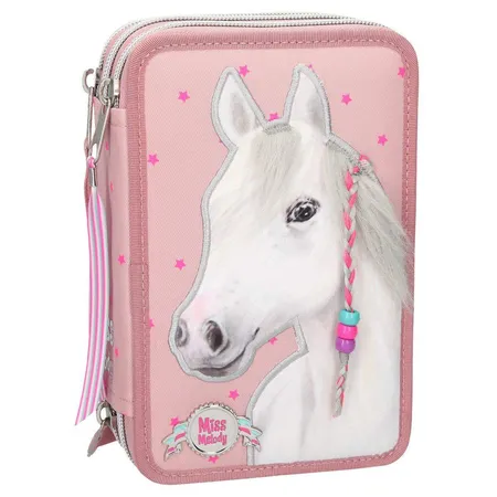Depesche Miss Melody 3-Fach Federtasche Malve