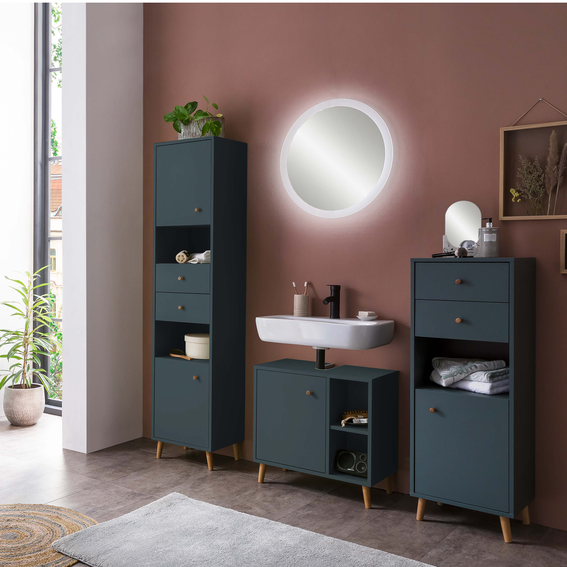 Highboard - fjord - 113 cm