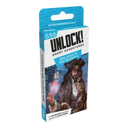 Asmodee Space Cowboys Unlock! Short Adventures: Der Schatz des Oktopus