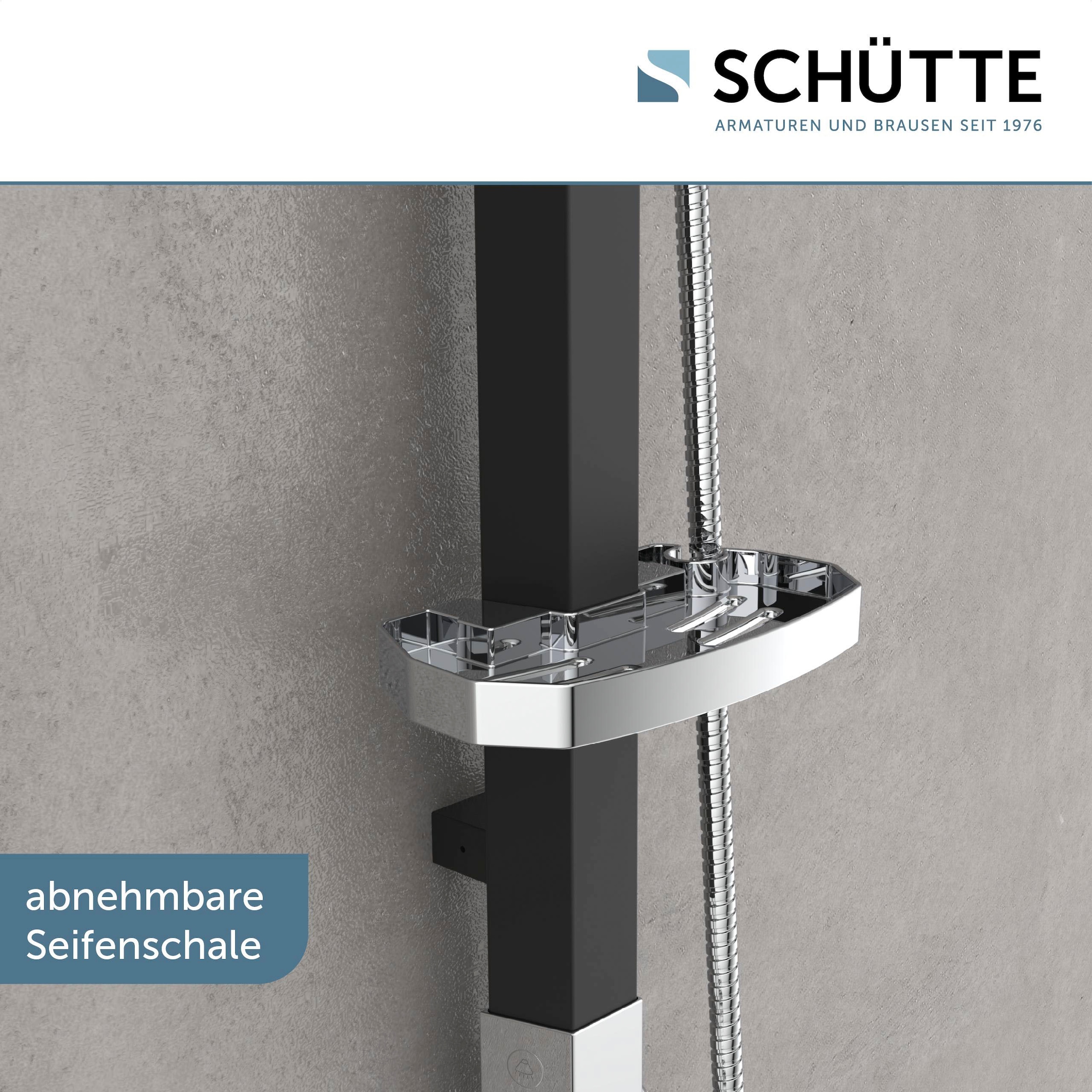 Schütte Brausegarnitur »MADAGASKAR« Set,  inkl. Wasserspardichtung, Antikalk, abnehmbare Seifenschale