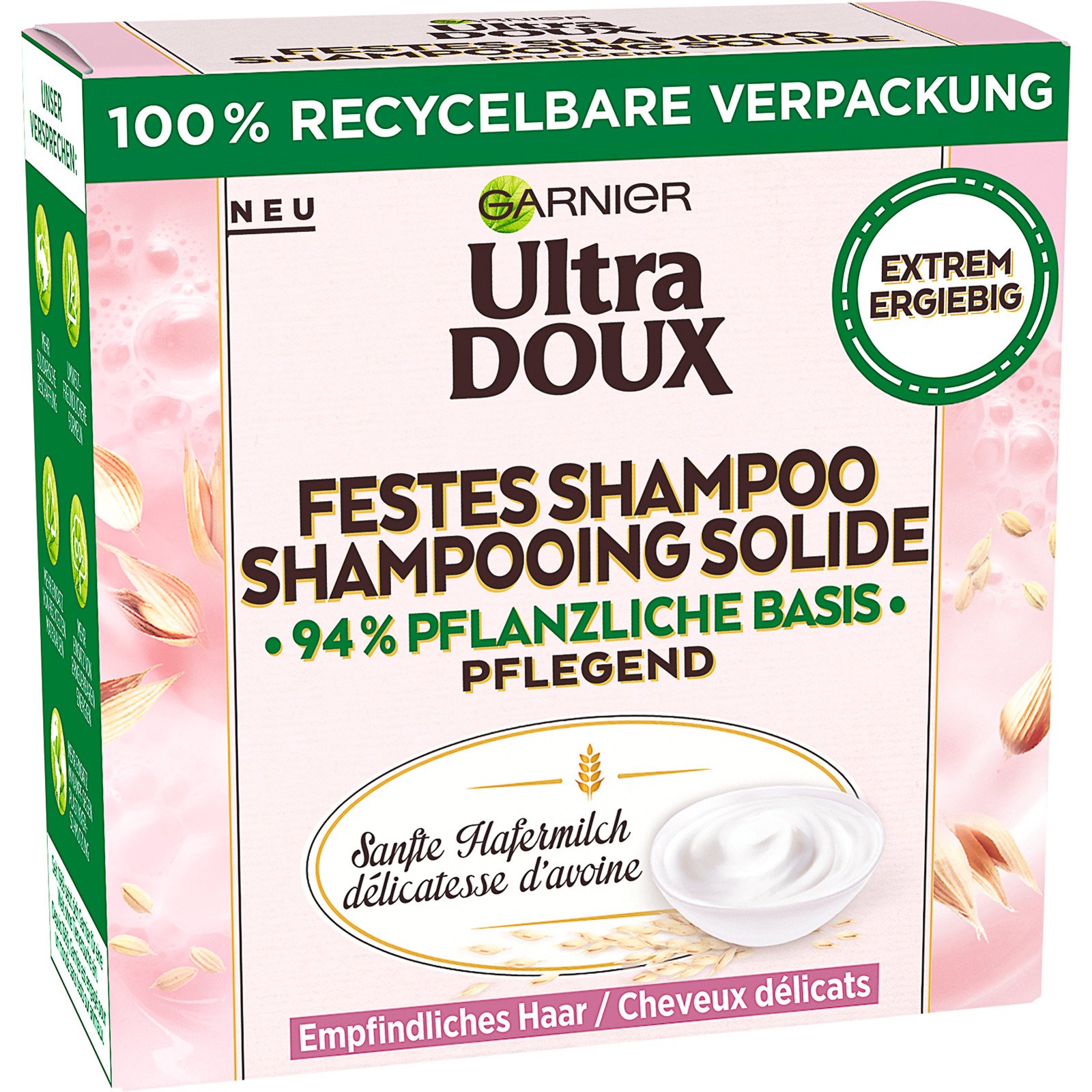 Garnier Ultra Doux Festes Shampoo Sanfte Hafermilch 60 g