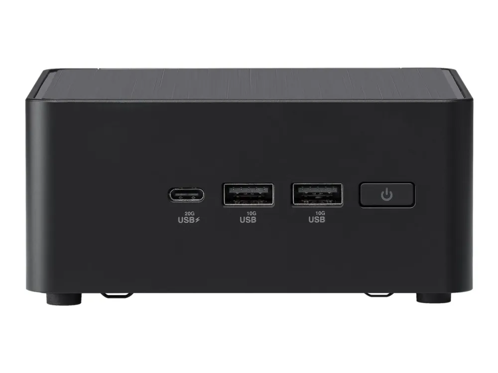 ASUS NUC 14 Pro RNUC14RVHU500002I - Barebone - mini PC 1 x Core Ultra 5 125H / op til 4.5 GHz - RAM 0 GB - Intel Arc Graphics - IEEE 802.11ax (Wi-Fi 6E), Gigabit Ethernet, 2.5 Gigabit Ethernet, Bluetooth 5.3 - sort