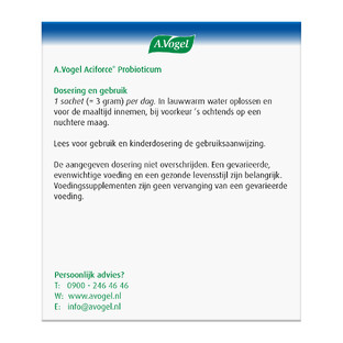 A.Vogel Aciforce Probioticum Sachets 7ST