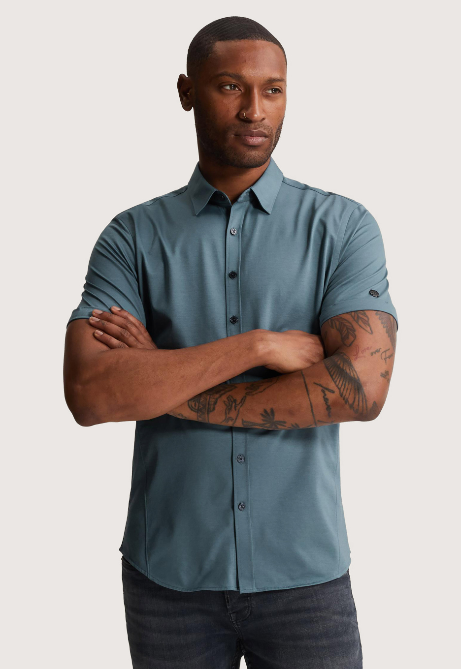 Cast Iron Tech Jersey Overhemd