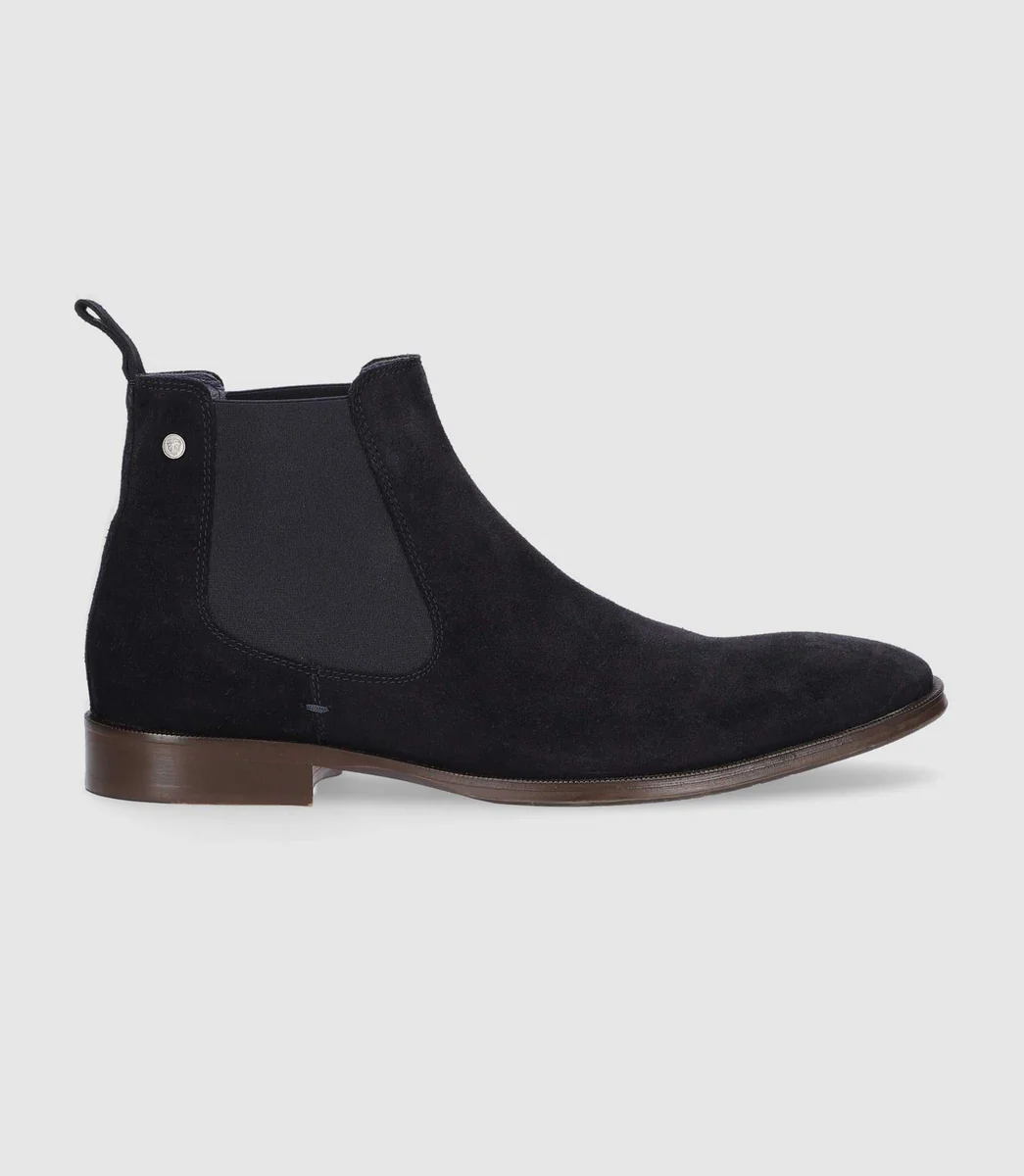 Bottines chelsea suède marine OPHELIEN