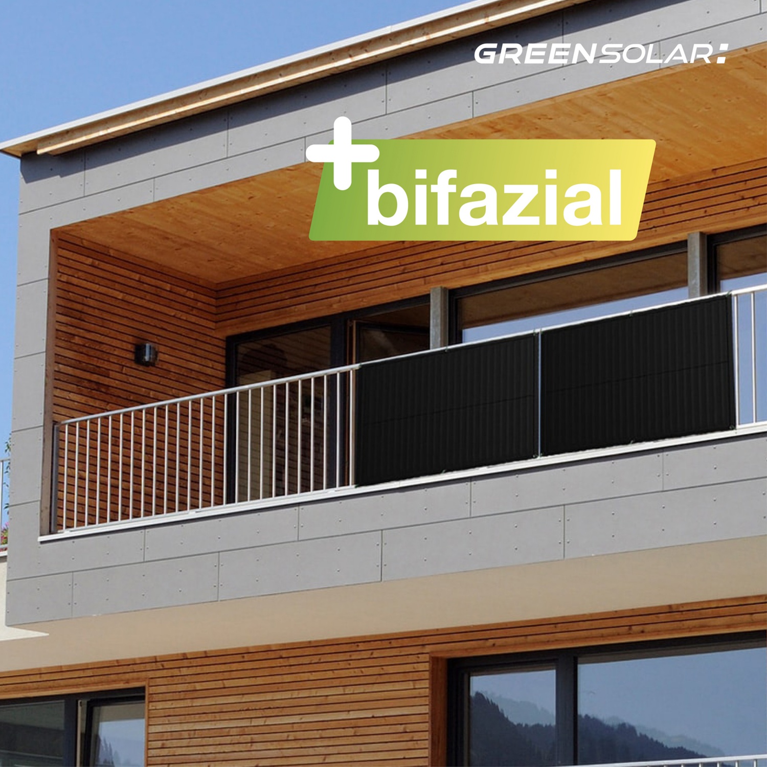 GREEN SOLAR Balkonkraftwerk 400 W FLEX
