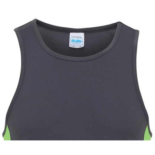 Regata esportiva sem mangas Just Cool / Regata com listras laterais