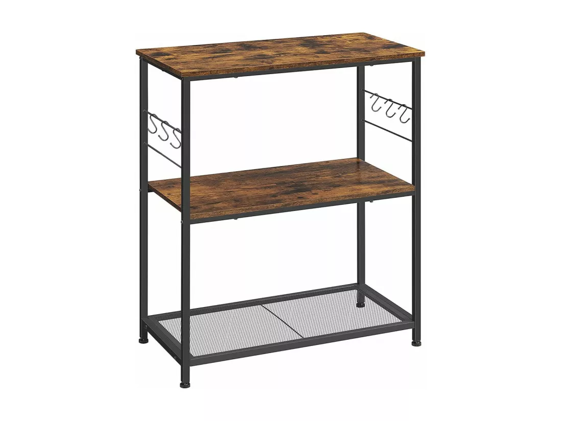 Meuble de cuisine étagère marron 80 x 40 x 90 cm 12_0003135