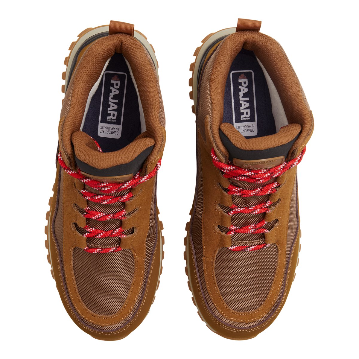 PAJAR-Fireburst-m-Bottes d'hiver - Talon plat - Cognac