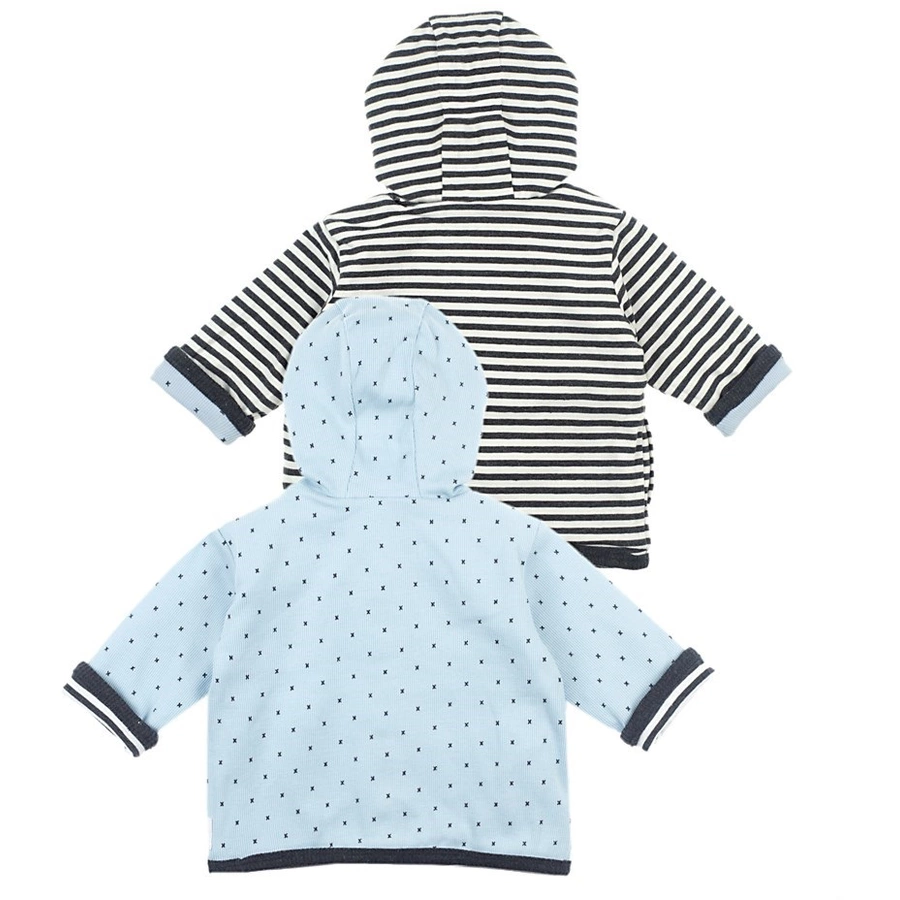 Feetje Wendejacke mit Kapuze Mini Person anthrazit-melange