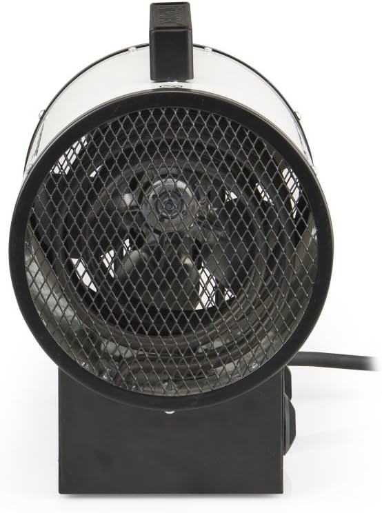 TROTEC Bauheizer TDS 30 R – Heizleistung 2,5 kW / 5 kW – Elektroheizer Luftmenge 580 m³/h – Heizlüfter für große Räume