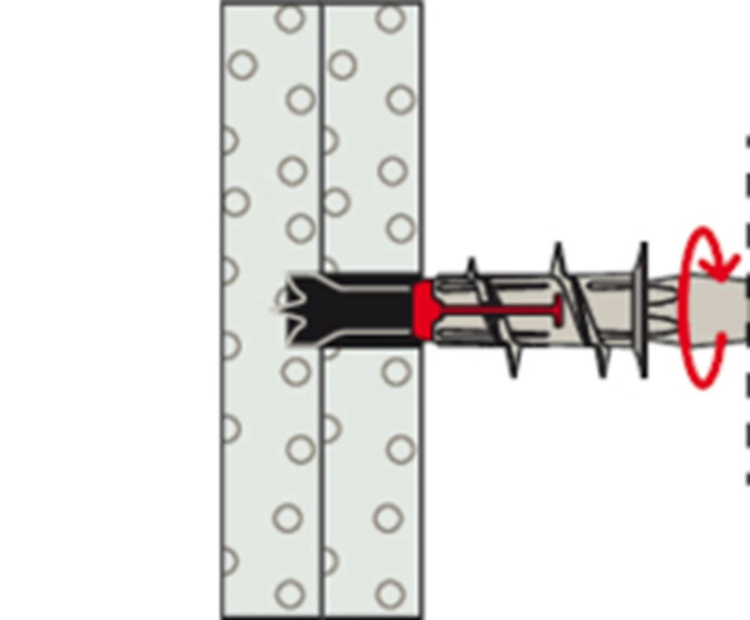 Fischer 545678 DuoBlade S zelfborende gipsplaatplug met schroef (20st)