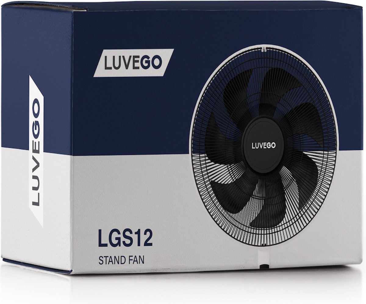 Luvego Staande statiefventilator - Black