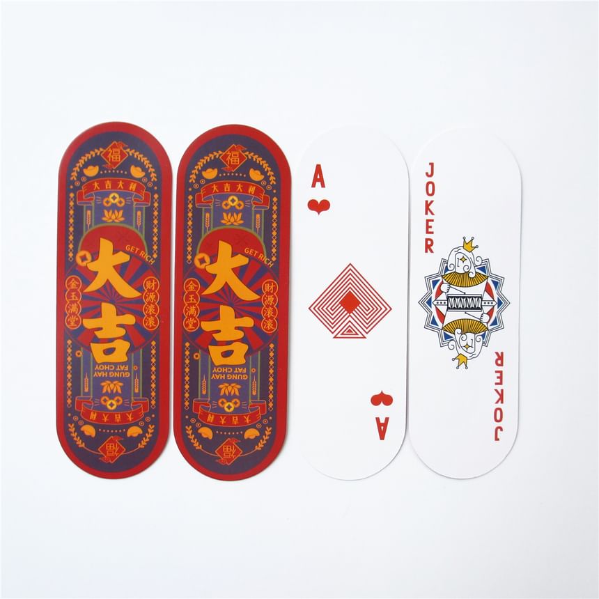 het gebeurt - Chinese karakters smalle pokerkaart (verschillende ontwerpen)