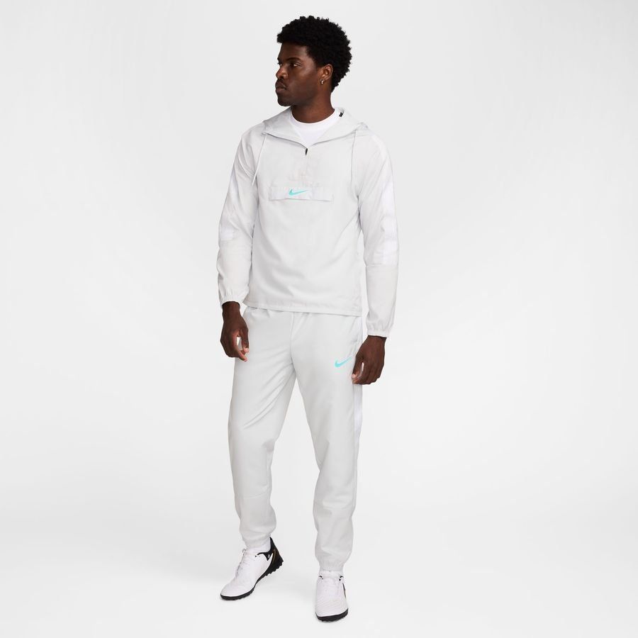 Nike Bas de Survêtement Academy   Imperméable Woven - Blanc/Turquoise