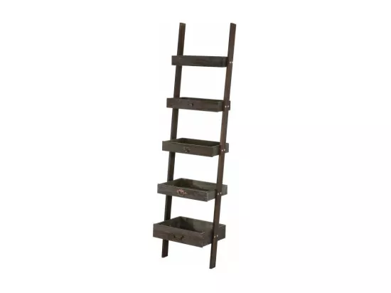 Echelle étagère plante jardinière marron 43 x 32 x 169 cm ETA04010