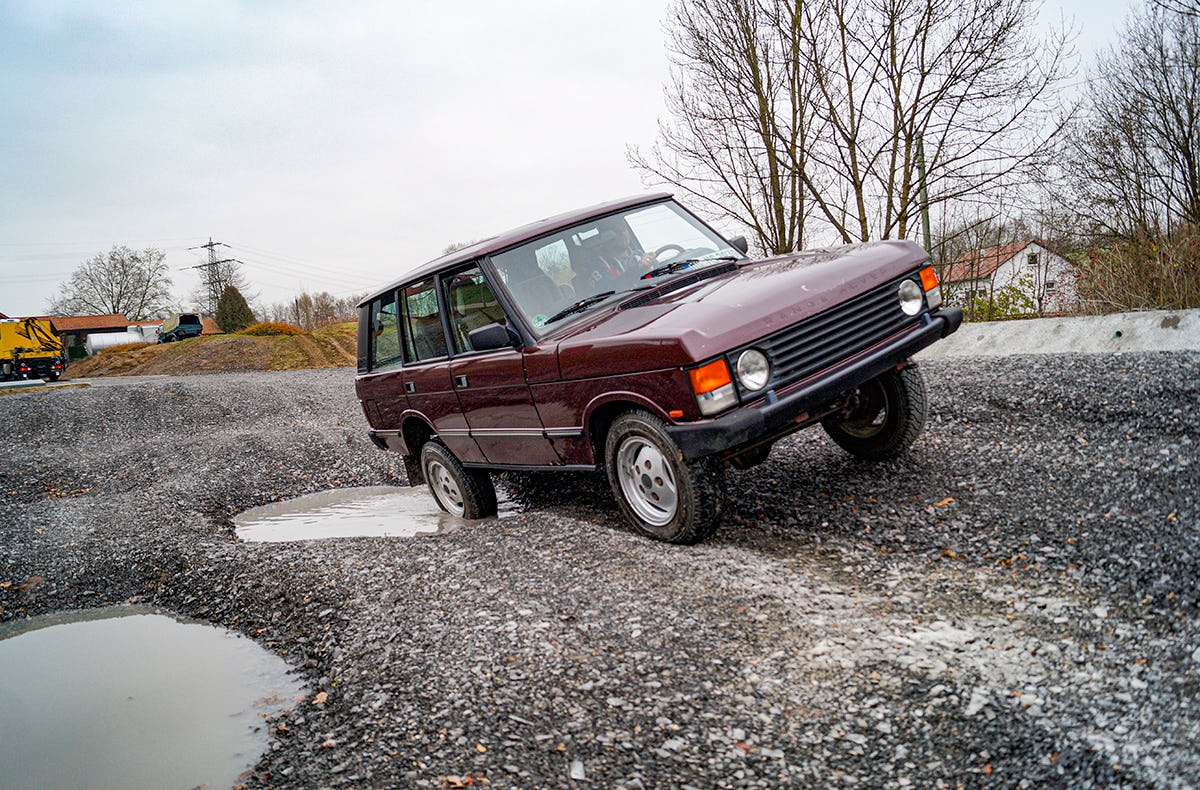 Geländewagen fahren - Range Rover als Geschenk