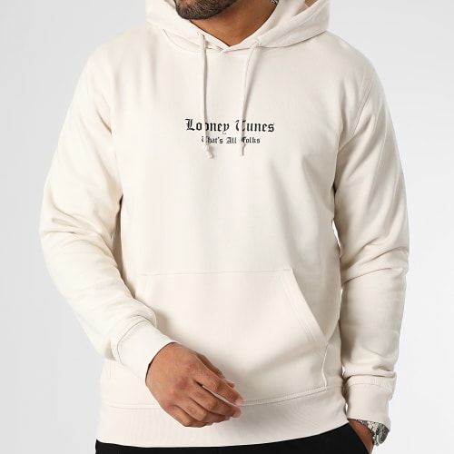 Sweat Capuche Taz Graff Beige