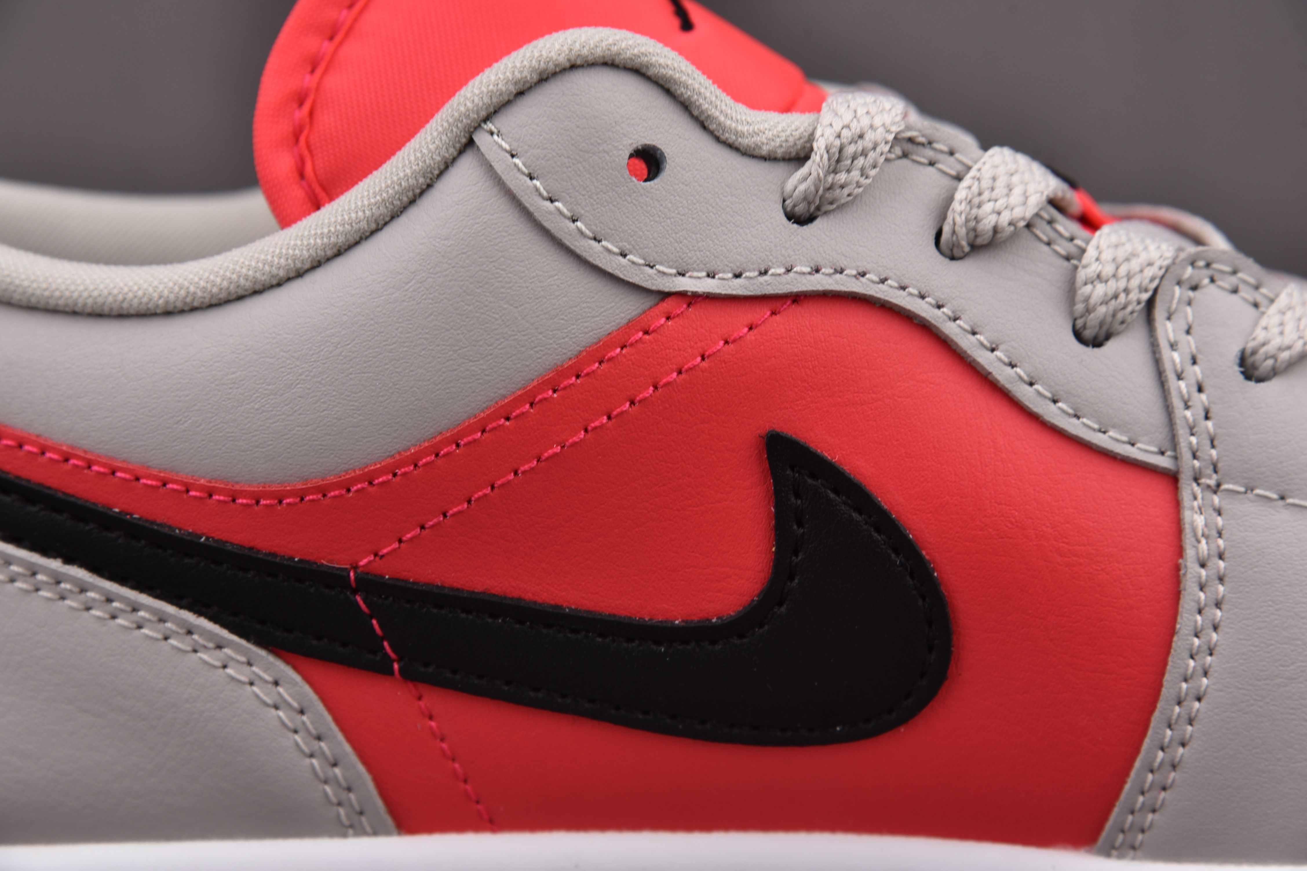Jordan 1 Retro Low Light Iron Ore Siren Red (Women Size!!)