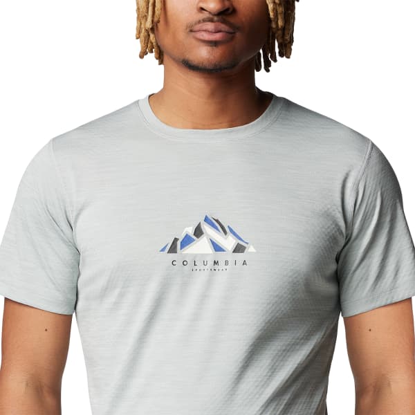 T-shirt randonnée COLUMBIA ZERO RULES M GRPH SS SHIRT COLUMBIA GREY HEATHER/ROCKY RANGE