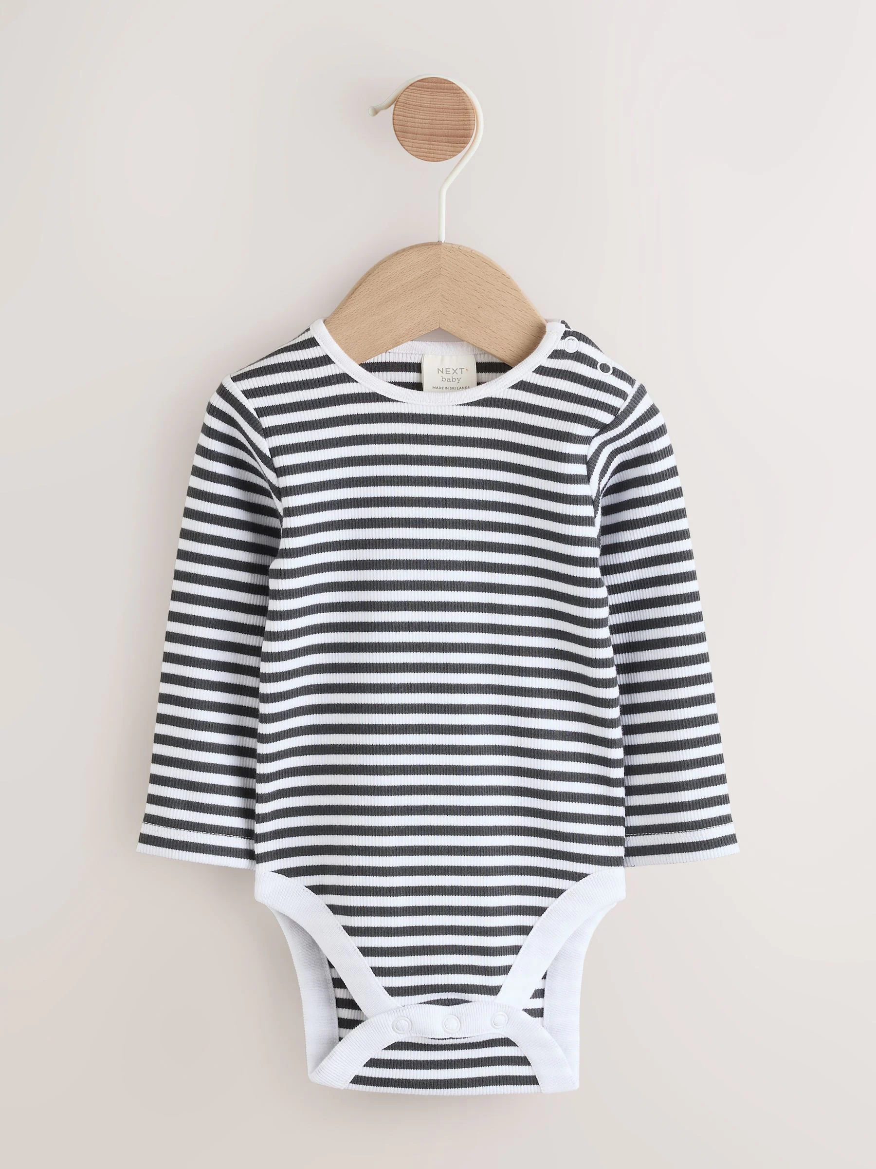 Antraciet - Babyset van denim bretelbroeken en bodysuit (0 mnd - 2 jr)