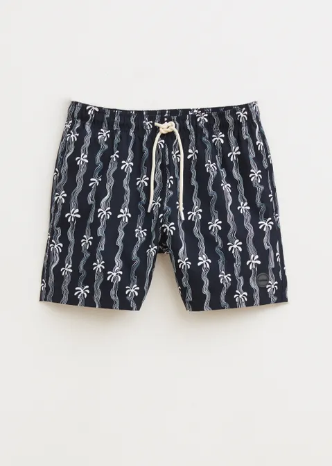 Zwembroek met golven blauw (BLW.MAR)