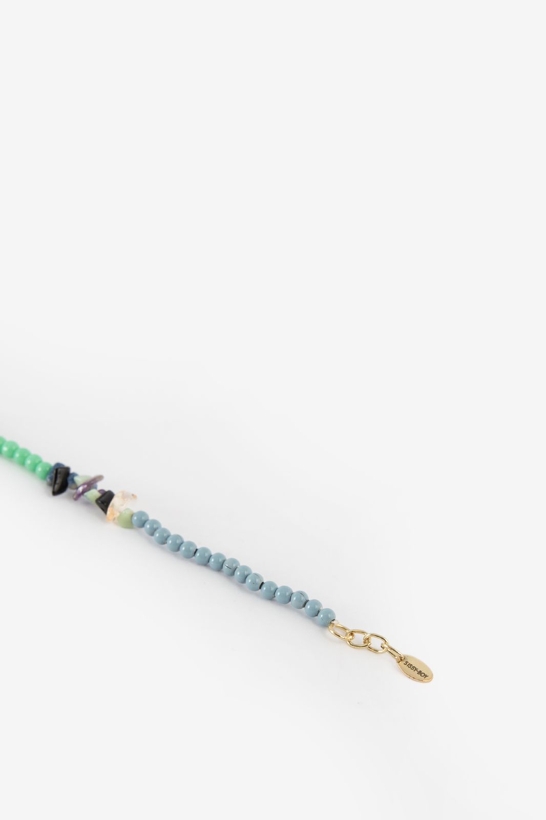 Lichtblauwe beads armband