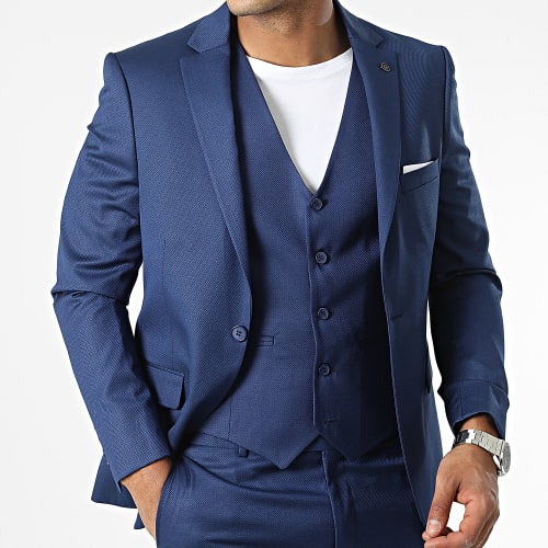 Costume 3 Pièces Bleu Roi