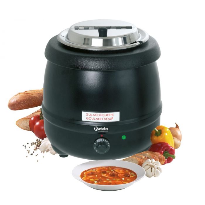 Bartscher Suppentopf Economic, 9L, schwarz