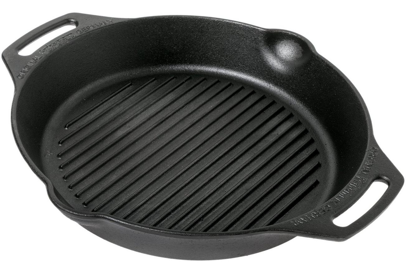 Petromax gietijzeren grillpan/ skillet 30 cm met twee grepen