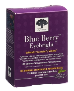 NEW NORDIC Blue Berry Eyebright Tabletten, 120 Stück