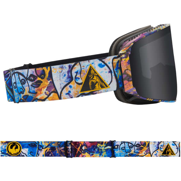 Masque de ski DRAGON NFX MAG OTG BENCHETLER24/LLDARKSMOKE+LLFLASHBLUE
