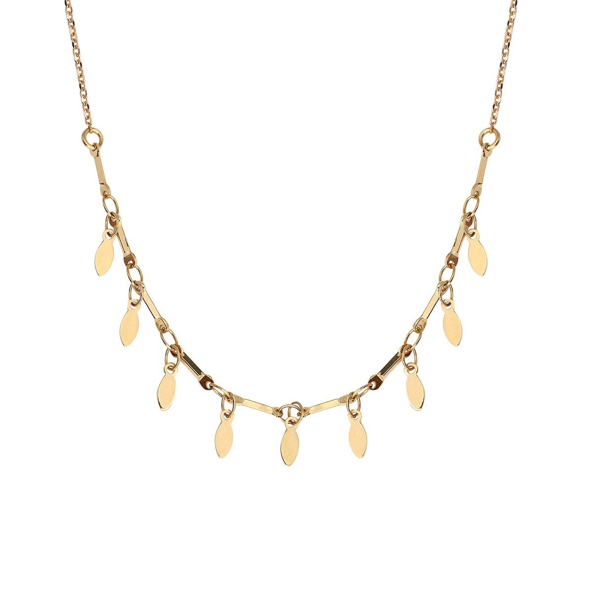 Collier intemporel doré à l'or fin 24k CAMILLE