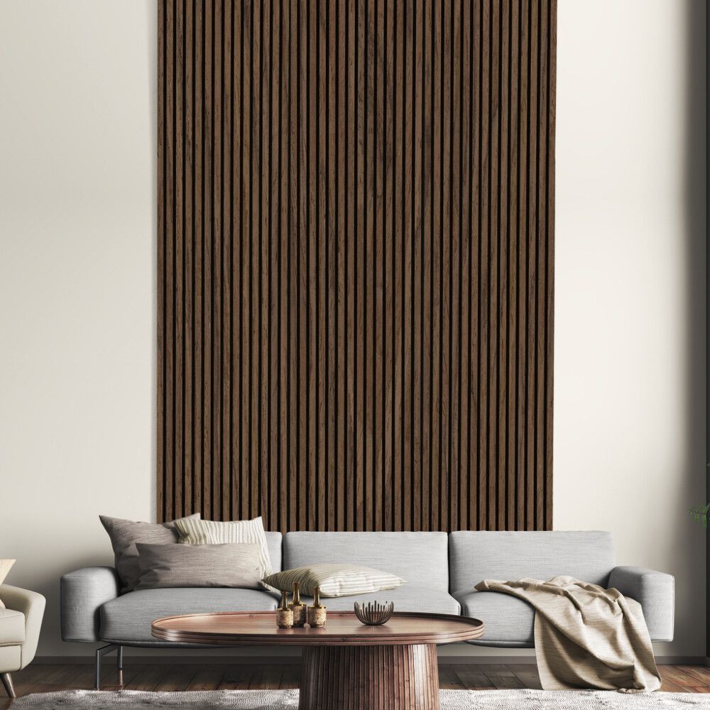 AKUSTIKKPANEL VALNØTT 19X572X2400MM