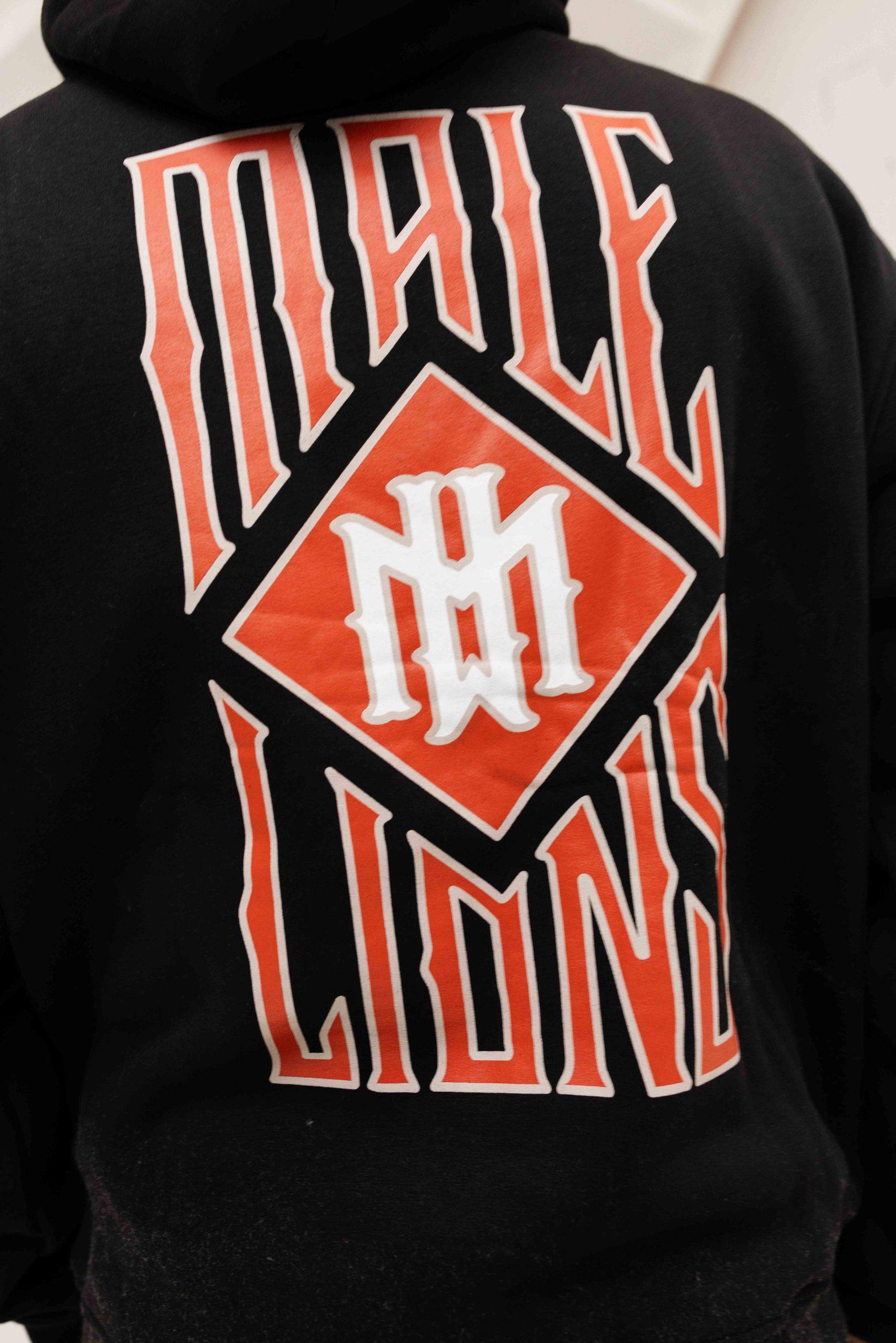 Malelions Gothic Tile Hoodie Heren Zwart