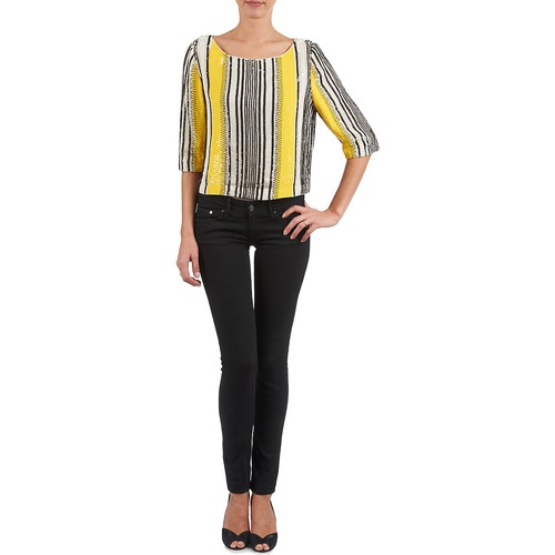 Antik Batik - ZABOU - Jaune / Blanc / Noir