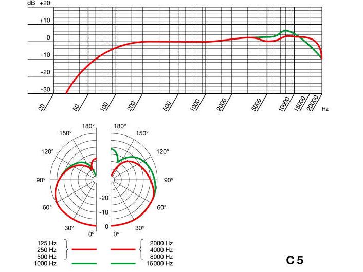 AKG Mikrofon C5 Kondensator-Vokalmikrofon für den professionellen Bühneneinsatz
