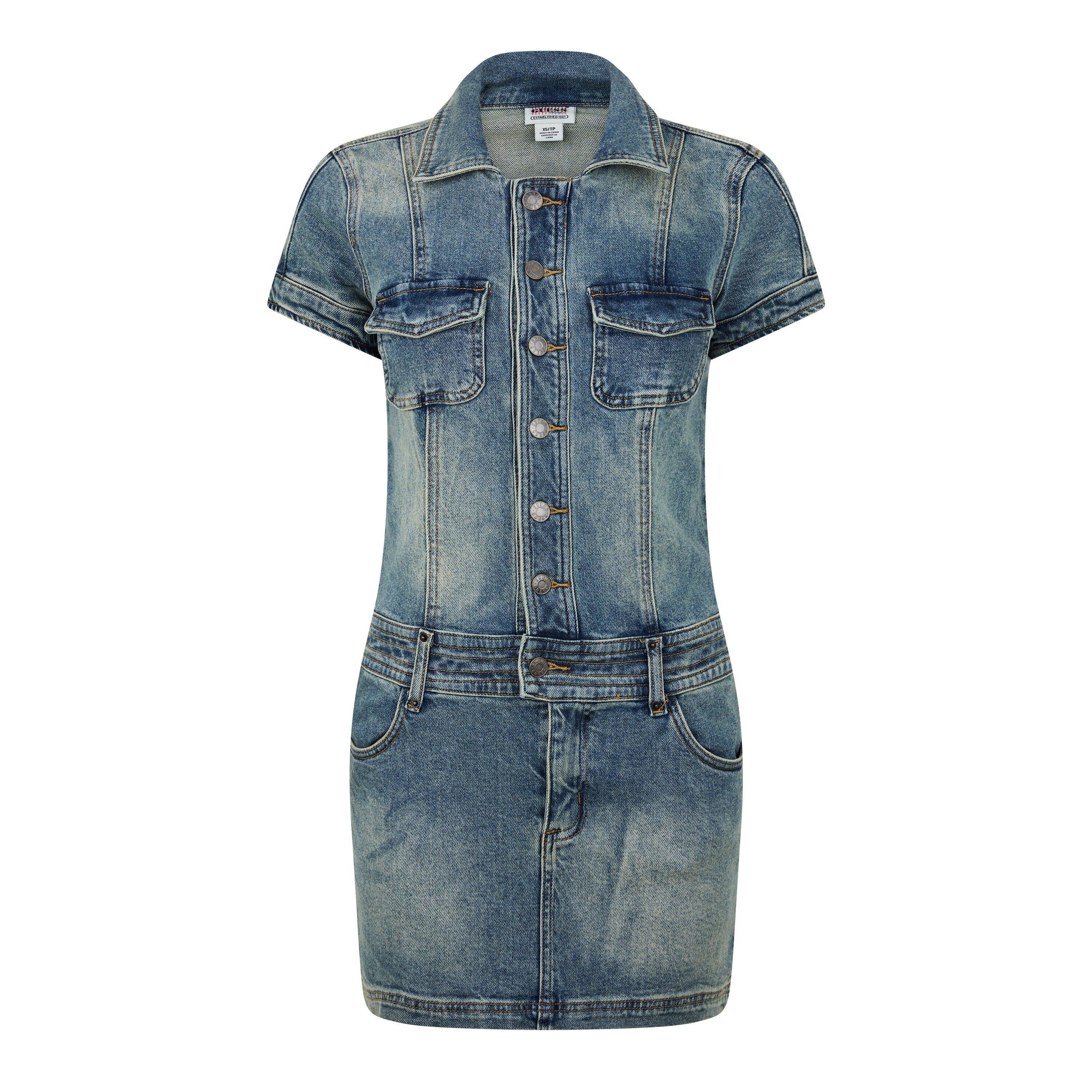 Guess Belted Mini Dress