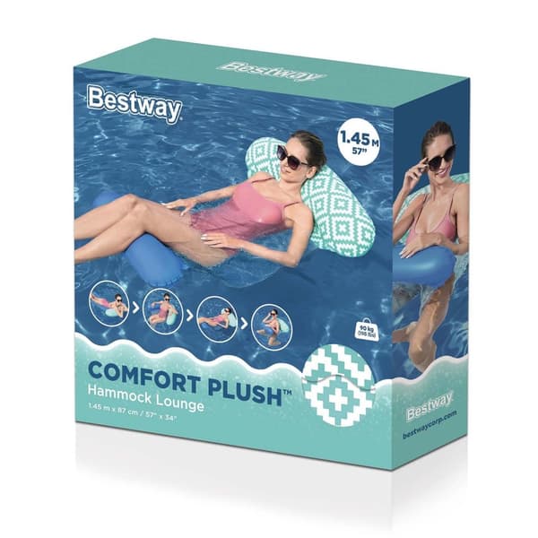 Comfort Plush Bestway 43555 oppblåsbar madrass for svømming